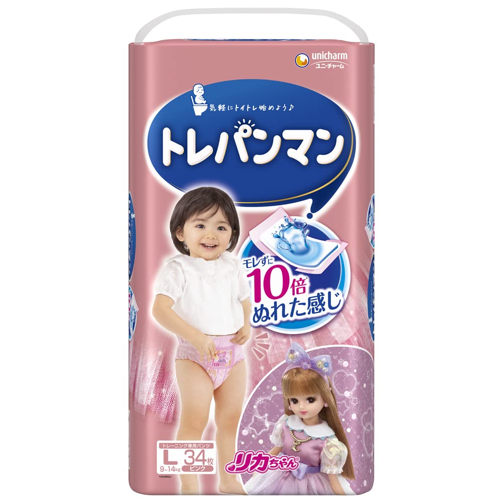 トレパンマンピンクＬ３４枚 容量34ﾏｲ ユニ・チャーム（ユニチャーム） オムツ
