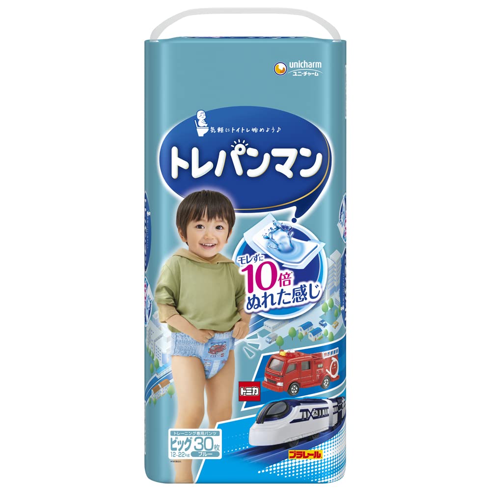 トレパンマンブルービッグ３０枚 容量30ﾏｲ ユニ・チャーム（ユニチャーム） オムツ