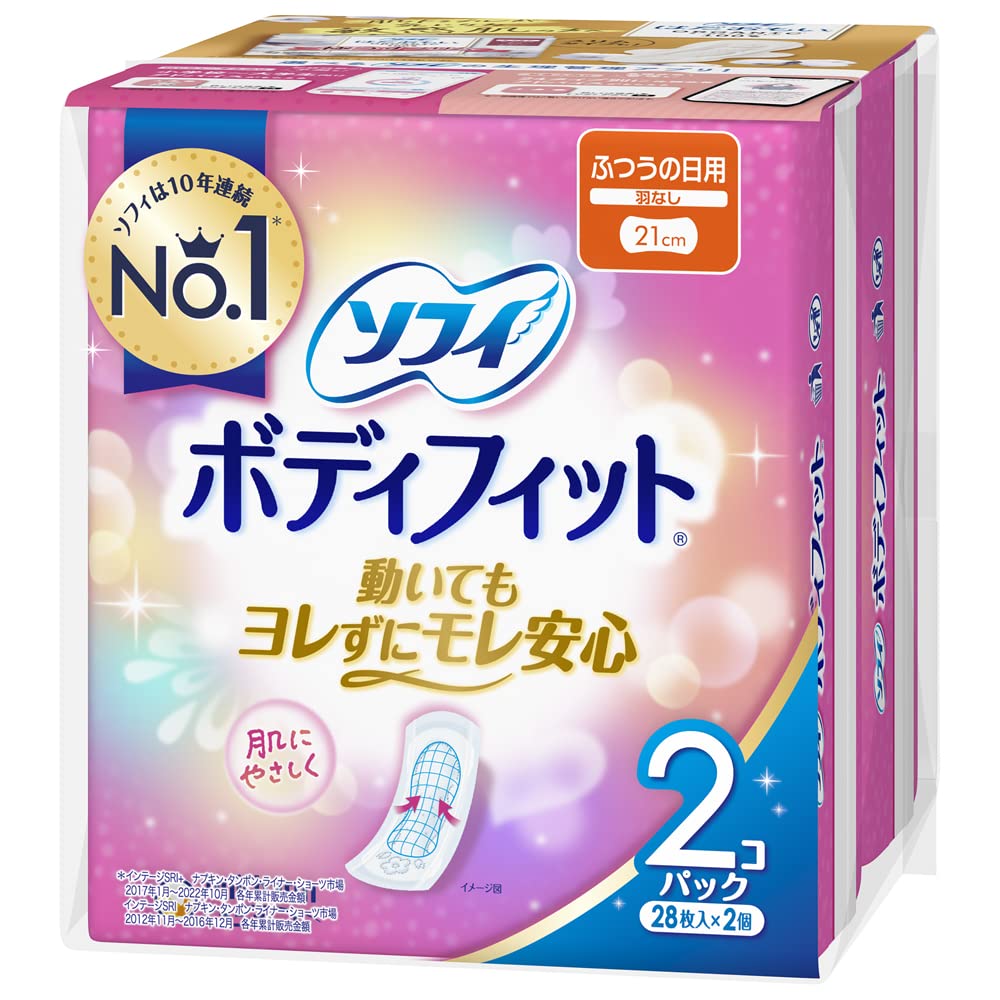 ソフィＢＦ羽なし２８枚×２ 容量56ﾏｲ ユニ・チャーム（ユニチャーム） 生理用品