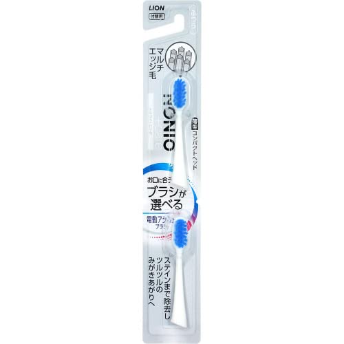 ＬＩＯＮ　電動アシストブラシ　付替ＮＯＮＩＯ＋ホワイトニングふつう 容量2ホンライオン 歯ブラシ