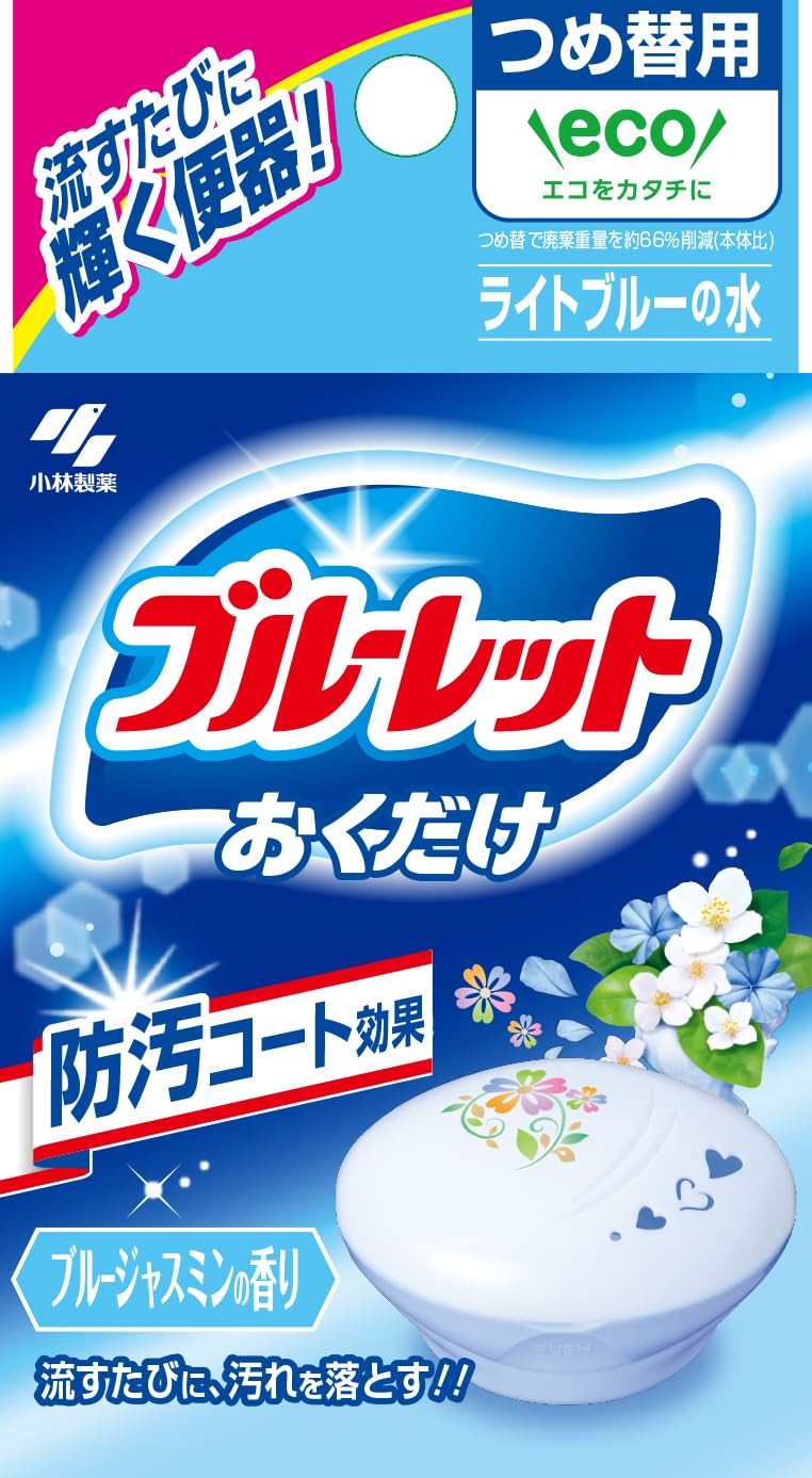 ブルーレットおくだけ　つめ替　ブルージャスミン 容量25ML 小林製薬 芳香剤・タンク