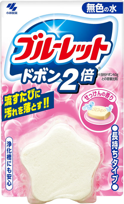 ブルーレットドボン２倍　無色せっけん 容量120G 小林製薬 芳香剤・タンク