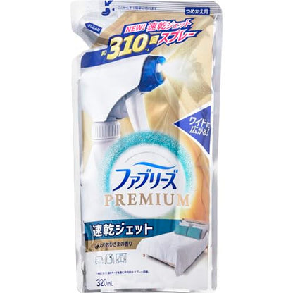 ファブリーズ速乾ジェット　ふんわりおひさまの香り　つめかえ 容量320ML Ｐ＆Ｇ 芳香剤
