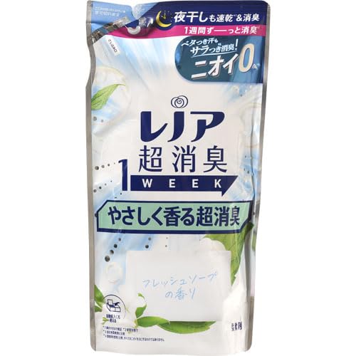 レノア超消臭１ｗｅｅｋやさしく香る超消臭フレッシュソープの香りつめかえ用 容量380MLＰ＆Ｇ 柔軟剤