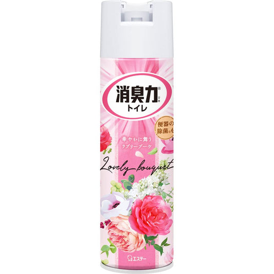トイレの消臭力スプレー　ラブリーブーケ　３６５ＭＬ 容量365ML エステー 芳香剤・トイレ用