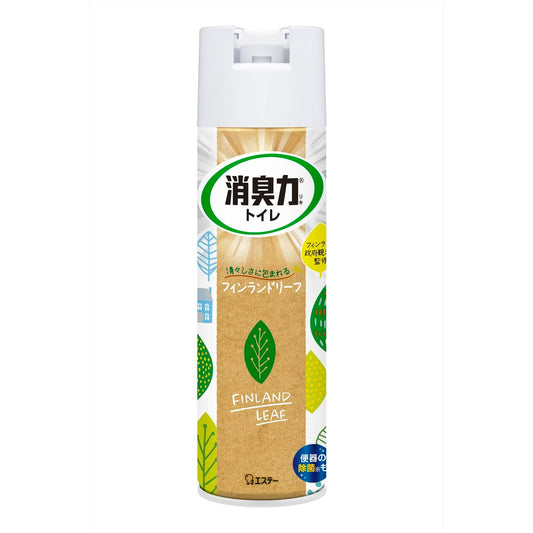トイレの消臭力スプレー　フィンランドリーフ　３６５ＭＬ 容量365ML エステー 芳香剤・トイレ用