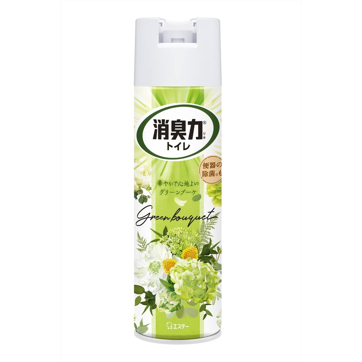 トイレの消臭力スプレー　グリーンブーケ　３６５ＭＬ 容量365ML エステー 芳香剤・トイレ用