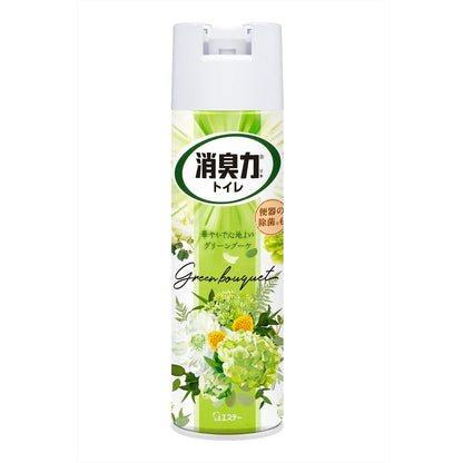 トイレの消臭力スプレー　グリーンブーケ　３６５ＭＬ 容量365ML エステー 芳香剤・トイレ用