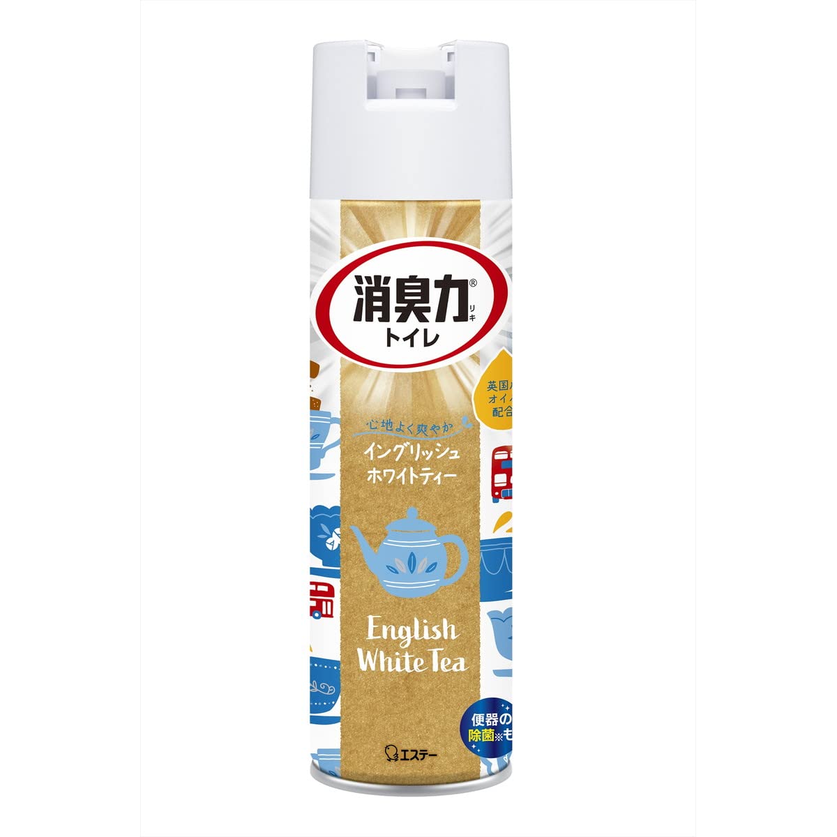 トイレの消臭力スプレー　イングリッシュホワイトティー　３６５ＭＬ 容量365MLエステー 芳香剤・トイレ用