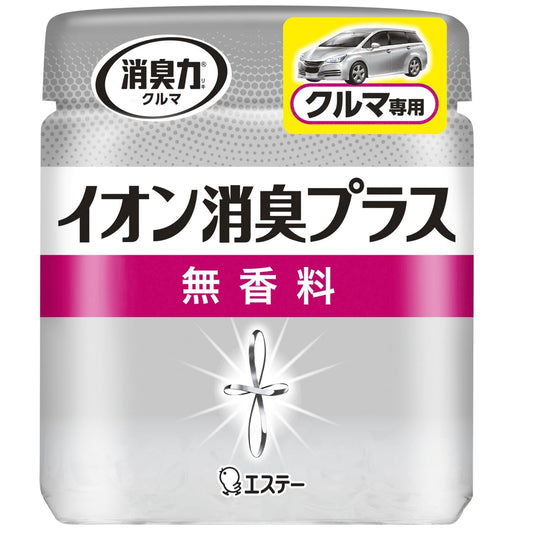 消臭力 クリアビーズ イオン消臭プラス クルマ用 消臭剤 車 本体 無香料 90g 容量90G芳香剤・車用