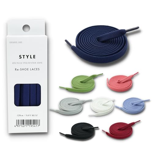 ＳＮＥＡＫＥＲ　ＣＡＲＥ　Ｒｅ－ＳＨＯＥ　ＬＡＣＥＳ　１００センチ　ネイビーブルー容量1ソクシューケア