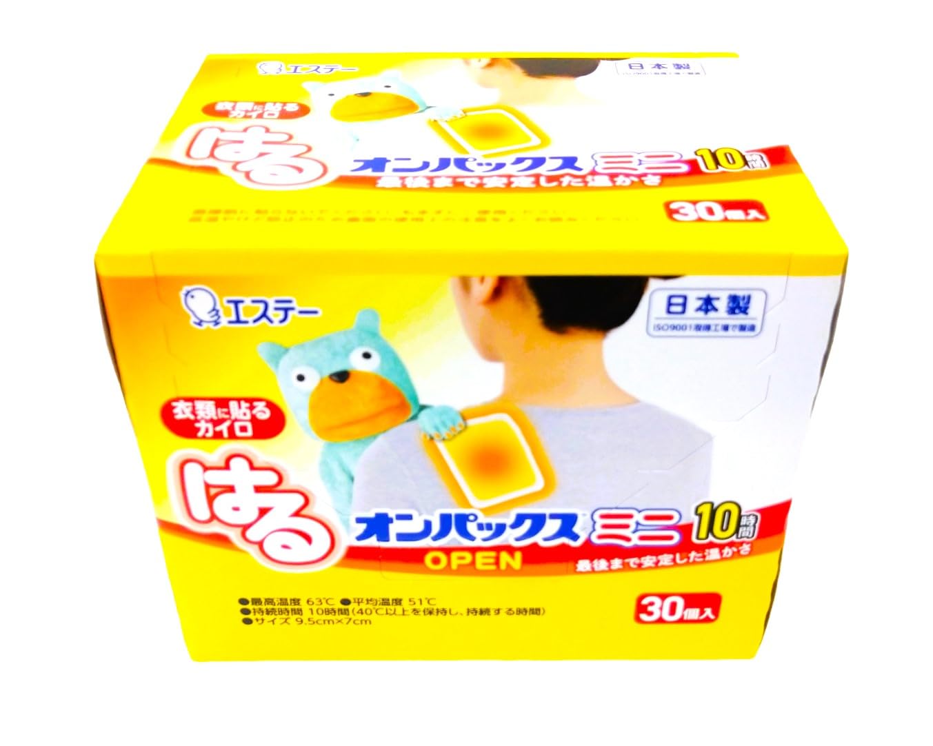 はるオンパックスミニ３０Ｐ 容量30ｺ エステー カイロ