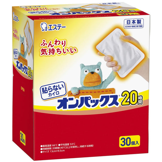 貼らないオンパックス３０Ｐ 容量30ｺ エステー カイロ