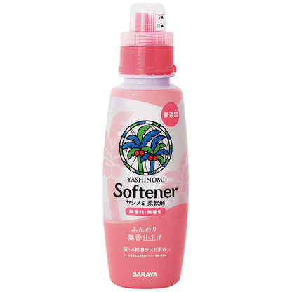 ヤシノミ柔軟剤　５２０ｍＬ 容量520ML サラヤ 衣料用洗剤・自然派