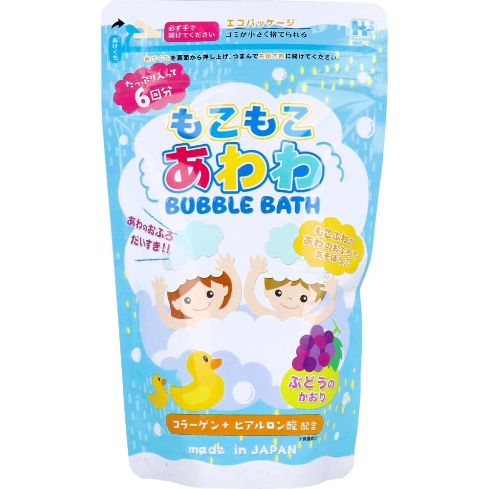 もこもこあわわ　ぶどうの香り　２４０ｇ 容量240G ヘルス 入浴剤