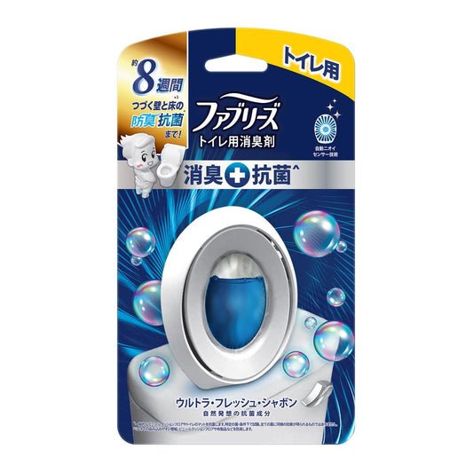 ファブリーズＷ消臭　トイレ用消臭剤＋抗菌　ウルトラ・フレッシュ・シャボン容量6ML芳香剤・トイレ用