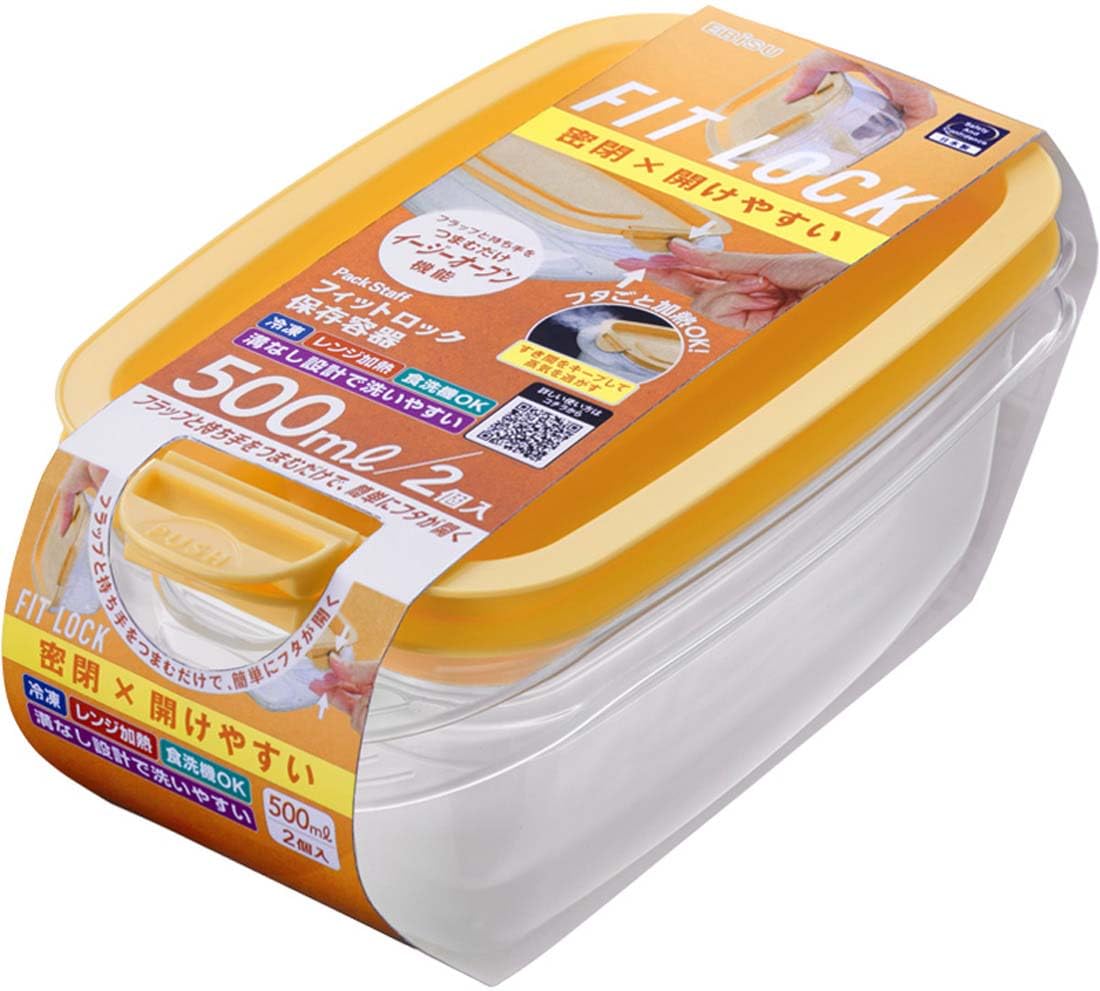 パックスタッフ　フィットロック　５００ｍｌ・２コ入 容量2コ エビス 台所用品