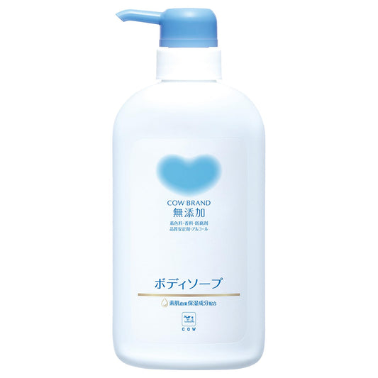 カウブランド　無添加ボディソープ　ポンプ付 容量500ML 牛乳石鹸共進社 ボディソープ