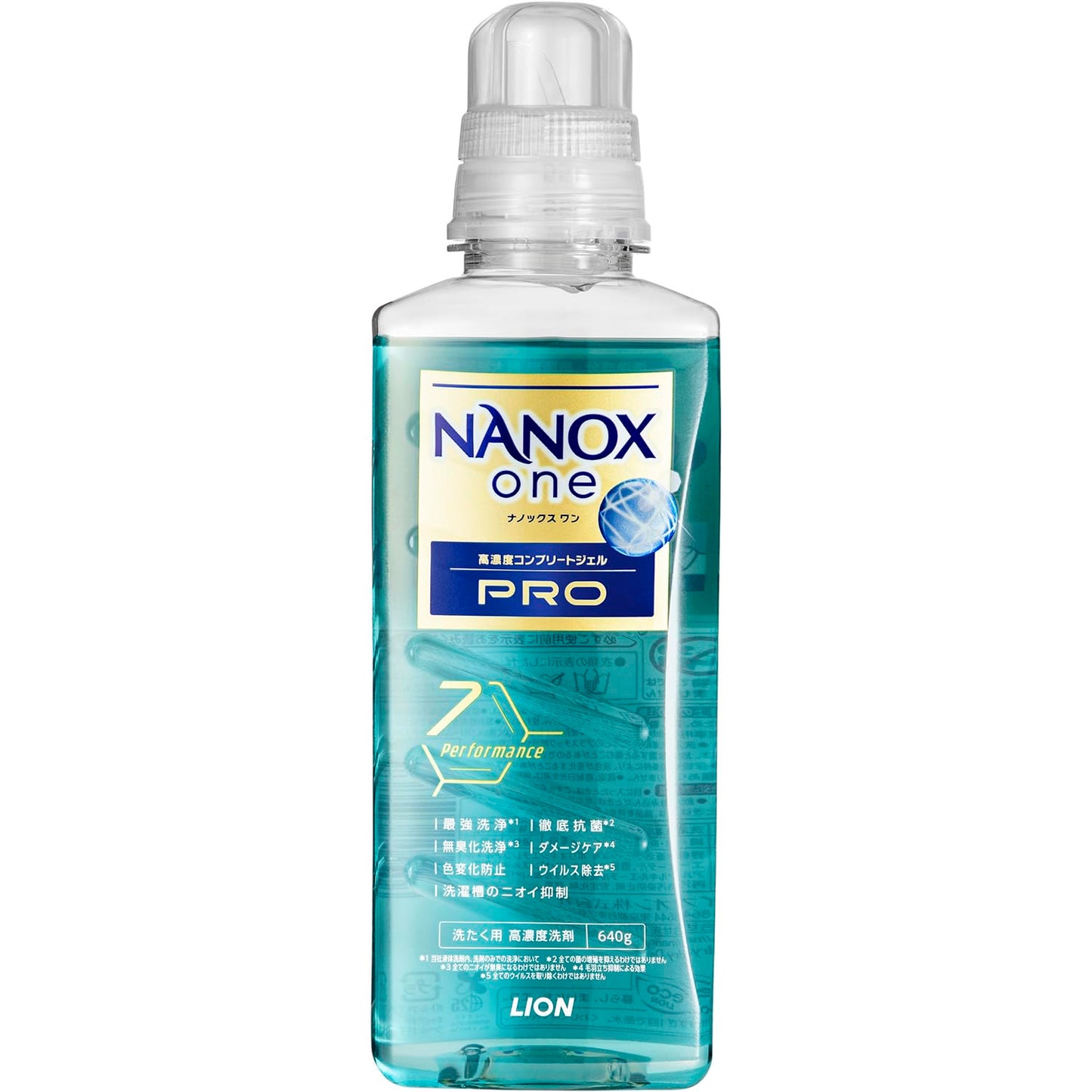 ＮＡＮＯＸ　ｏｎｅ　ＰＲＯ　本体大　６４０ｇ 容量640G ライオン 衣料用洗剤