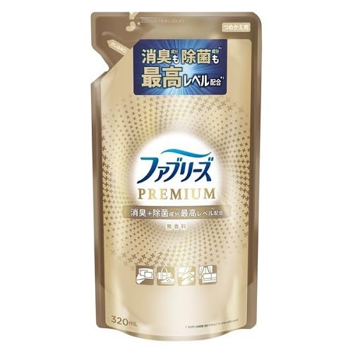 ファブリーズＷ除菌＋消臭　プレミアム　無香料　つめかえ 容量320ML Ｐ＆Ｇ 芳香剤・部屋用