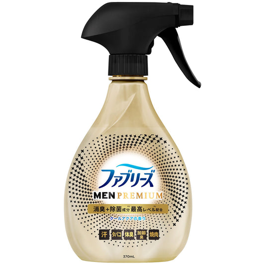 ファブリーズＷ除菌＋消臭　プレミアムメン　クールアクアの香り　本体 容量370MLＰ＆Ｇ 芳香剤・部屋用