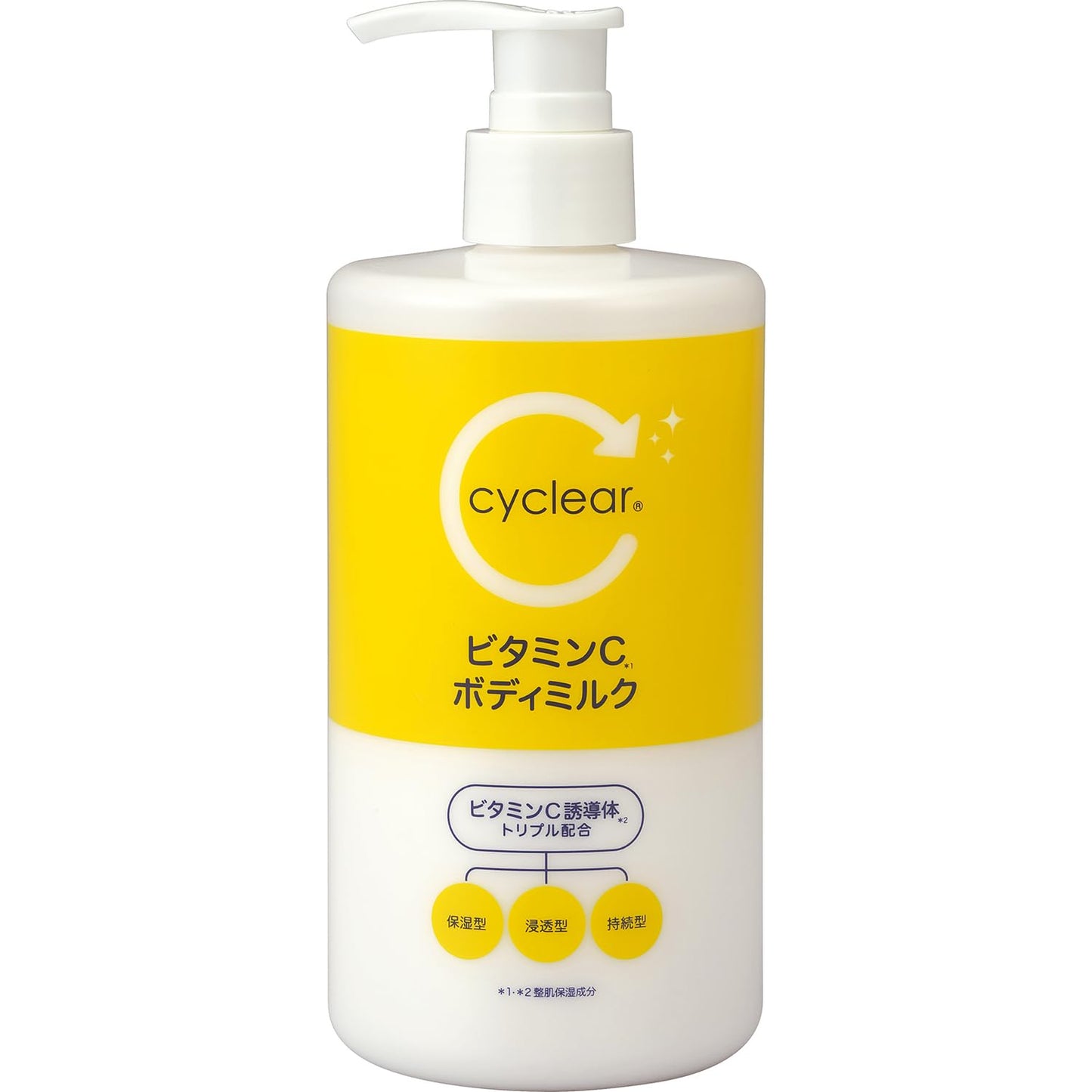 ｃｙｃｌｅａｒ　ビタミンＣ　ボディミルク 容量400ML 熊野油脂 ボディクリーム・ローション