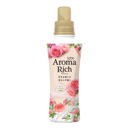 ソフラン　アロマリッチ　ダイアナ　本体　４８０ｍｌ 容量480ML ライオン 衣料用洗剤
