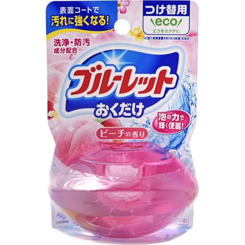 液体ブルーレットおくだけつけ替用　ピーチの香り 容量70ML 小林製薬 芳香剤・タンク