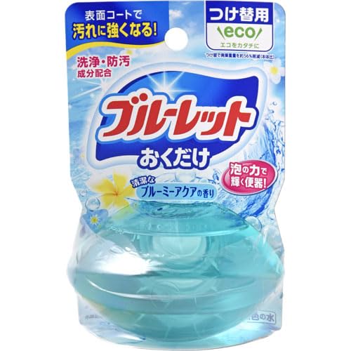 液体ブルーレットおくだけつけ替用　ブルーミーアクアの香り 容量70ML 小林製薬 芳香剤・タンク