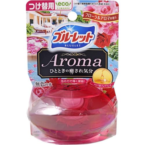 液体ブルーレットおくだけアロマつけ替用　フローラルアロマの香り 容量70ML小林製薬 芳香剤・タンク
