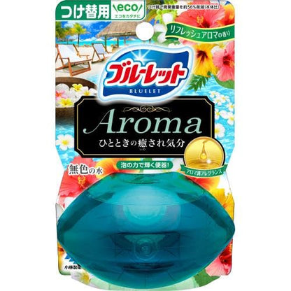 液体ブルーレットおくだけアロマつけ替用　リフレッシュアロマの香り 容量70ML小林製薬 芳香剤・タンク