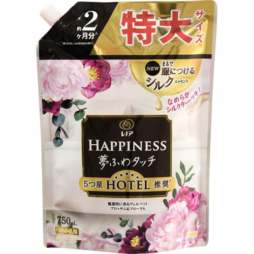 レノアハピネス夢ふわタッチ魅惑的に香るヴェルベットブロッサム＆フローラル詰替用特大サイズ容量750ML