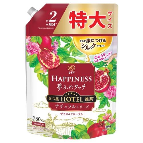 レノアハピネス夢ふわタッチザクロ＆フローラル詰替用特大サイズ 容量750ML Ｐ＆Ｇ