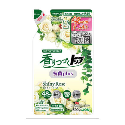 香りつづくトップ抗菌ｐｌｕｓ　Ｓｈｉｎｙ　Ｒｏｓｅ　つめかえ用　５００ｇ 容量500Gライオン
