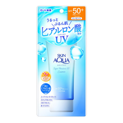 スキンアクア　スーパーモイスチャーエッセンス　８０ｇ 容量80G ロート製薬 ＵＶ・日焼け止め