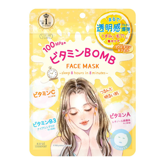 クリアターン　ビタミンＢＯＭＢマスク 容量7ﾏｲ コーセーコスメポート 化粧品