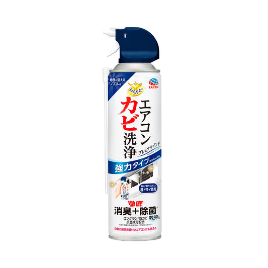 らくハピ　エアコンカビ洗浄　プレミアウインド 容量350ML アース製薬 エアコン掃除