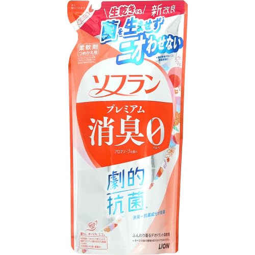 ソフラン　プレミアム消臭　アロマソープの香り　つめかえ用　３８０ｍｌ 容量380ML ライオン