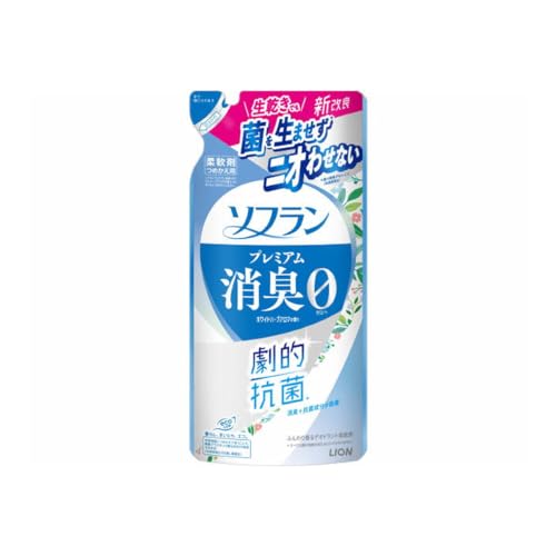 ソフラン　プレミアム消臭　ホワイトハーブアロマの香り　つめかえ用　３８０ｍｌ 容量380ML ライオン