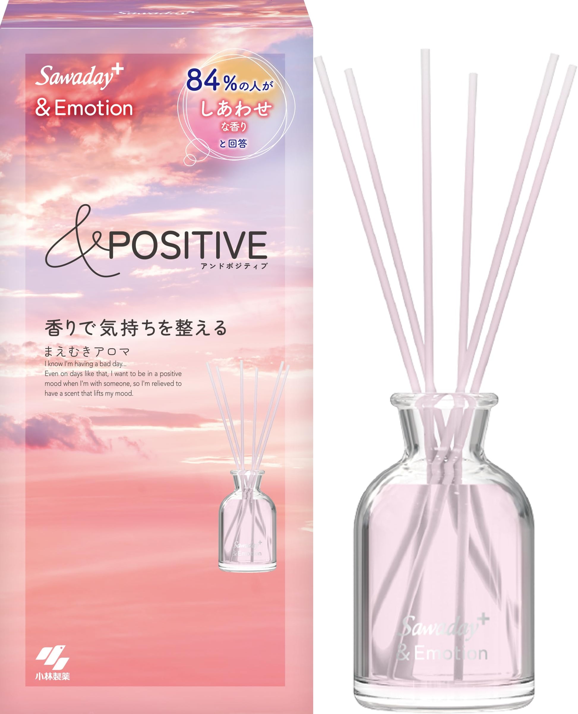 Ｓａｗａｄａｙ＋＆Ｅｍｏｔｉｏｎまえむきアロマ 容量70ML 小林製薬 芳香剤・部屋用