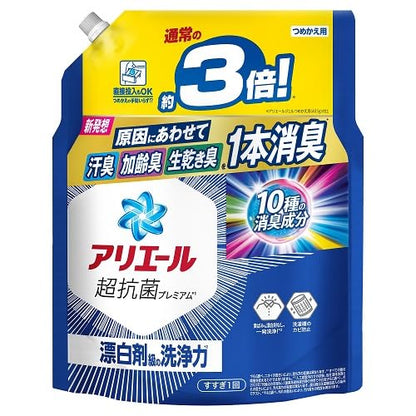 アリエールジェル　つめかえ超ジャンボサイズ 容量1210G Ｐ＆Ｇ 衣料用洗剤