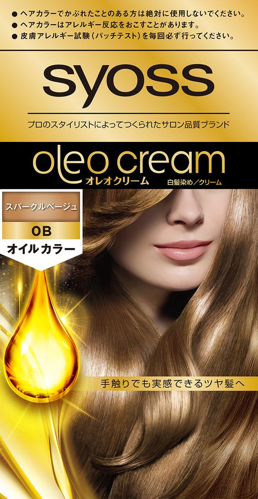 サイオス　オレオクリームヘアカラー　０Ｂ　スパークルベージュ 容量1ｺヘアカラー・白髪用