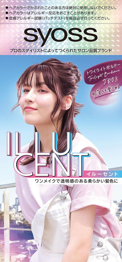 サイオス　イルーセント　ミルキーヘアカラー　ＴＲ０３　トワイライトボルドー 容量1ｺヘアカラー・黒髪用
