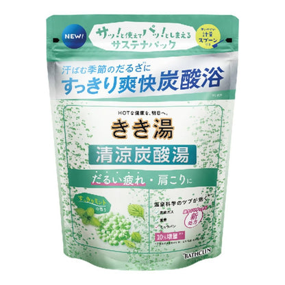 きき湯清涼炭酸湯　すっきりミントの香り　３６０ｇ 容量360G バスクリン 入浴剤