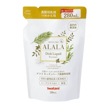 アララ　キッチンハーブ　つめかえパック２８０ｍｌ 容量280ML 岩谷産業 食器用洗剤