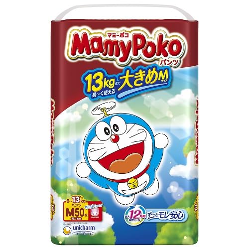 マミーポコパンツＭ５０枚ドラえもん 容量50マイ ユニ・チャーム オムツ