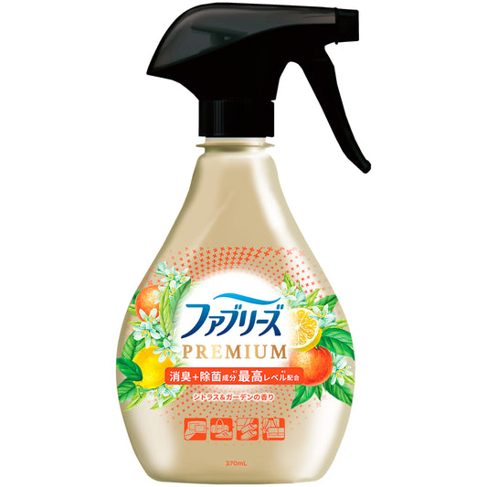 ファブリーズＷ除菌＋消臭　プレミアム　シトラス＆ガーデンの香り　本体 容量370ML Ｐ＆Ｇ 芳香剤