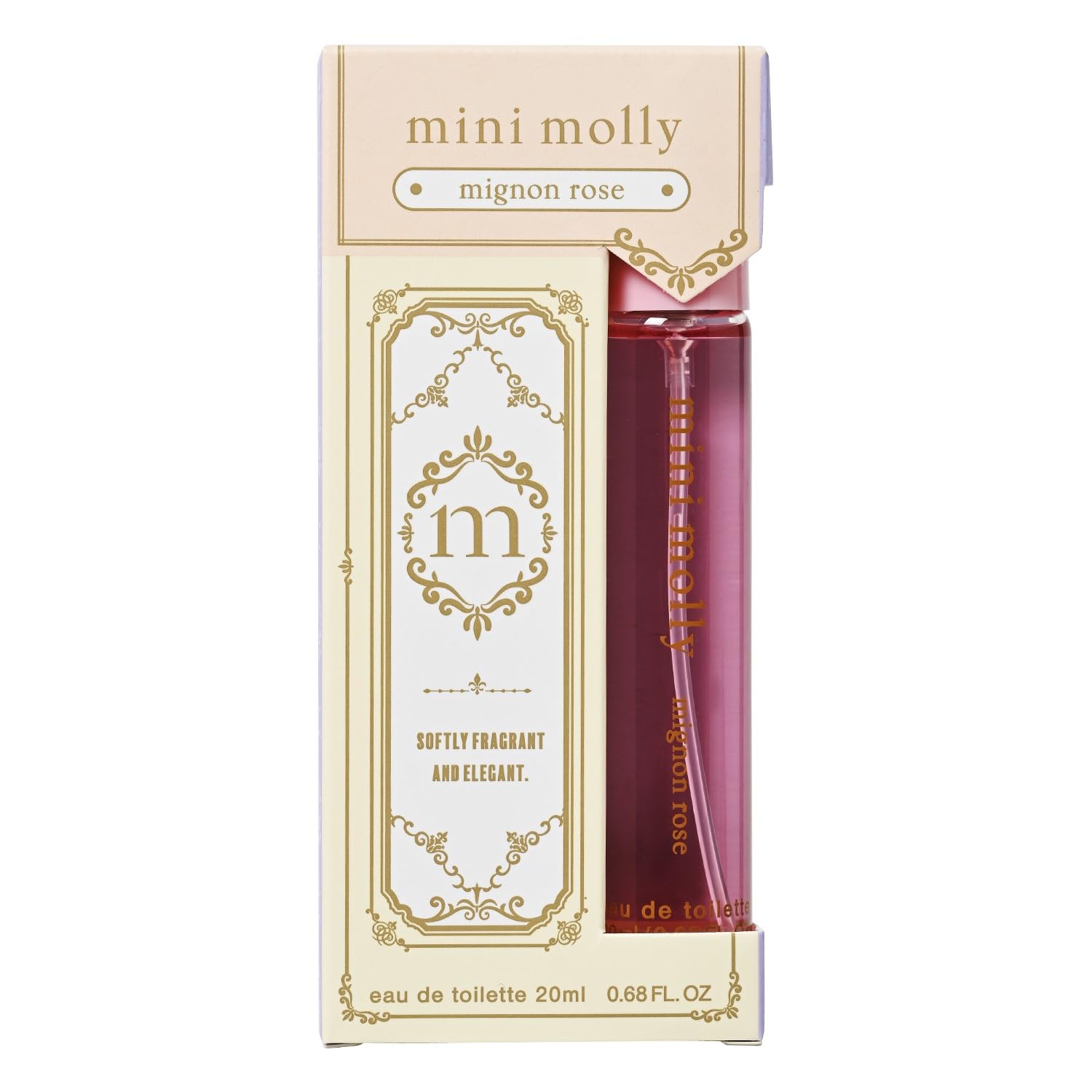 ｍｉｎｉ　ｍｏｌｌｙ　オードトワレ　ミニョンロゼ 容量20ML コスメステーション トラベル 旅行