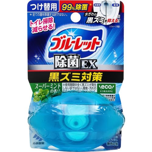 液体ブルーレットおくだけ除菌ＥＸつけ替スーパーミント 容量67ML 小林製薬 芳香剤・タンク