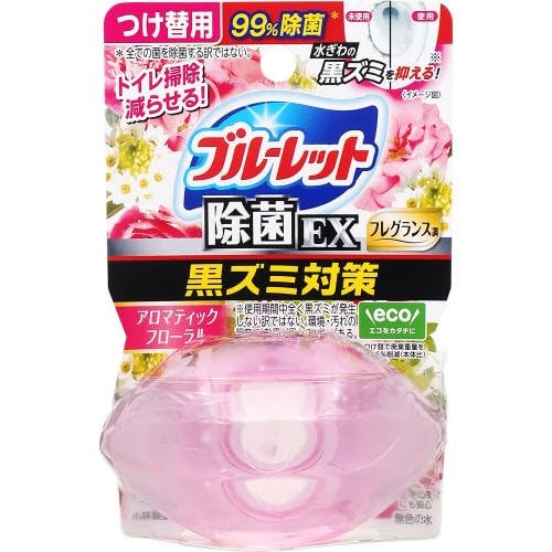 液体ブルーレットおくだけ除菌ＥＸフレグランスつけ替用　アロマティックフローラル 容量67ML小林製薬